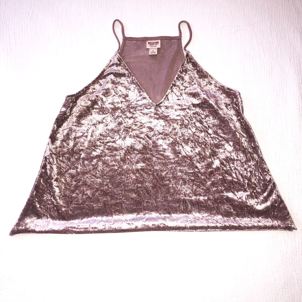 Target Mossimo Velour Tank Top